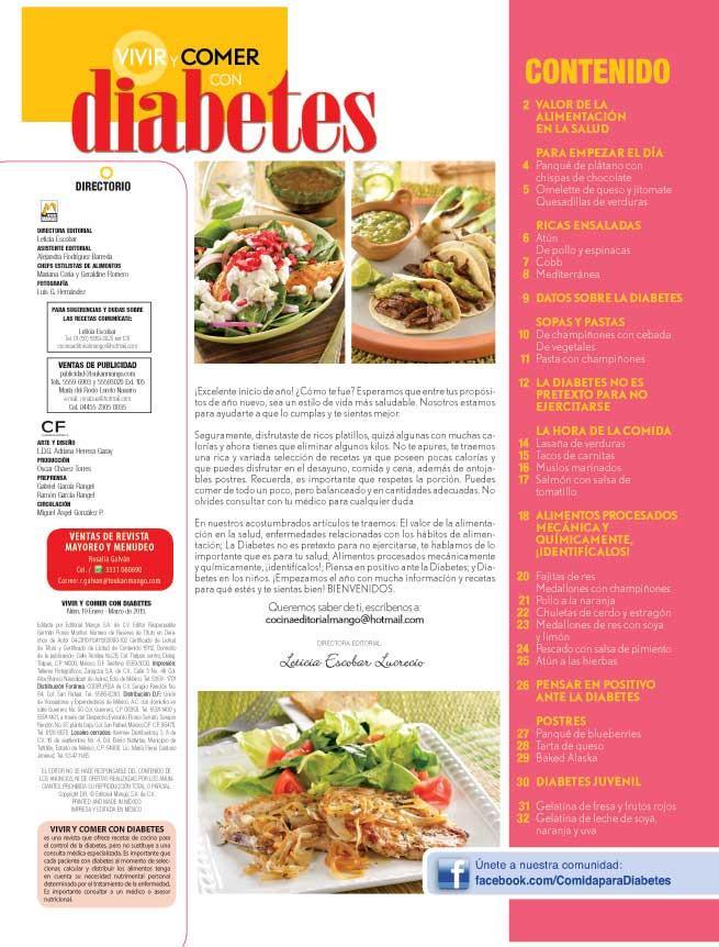 Vivir y Comer con Diabetes 19 - Recupera tu peso con platillos s̼per sanos- Formato Digital - ToukanMango