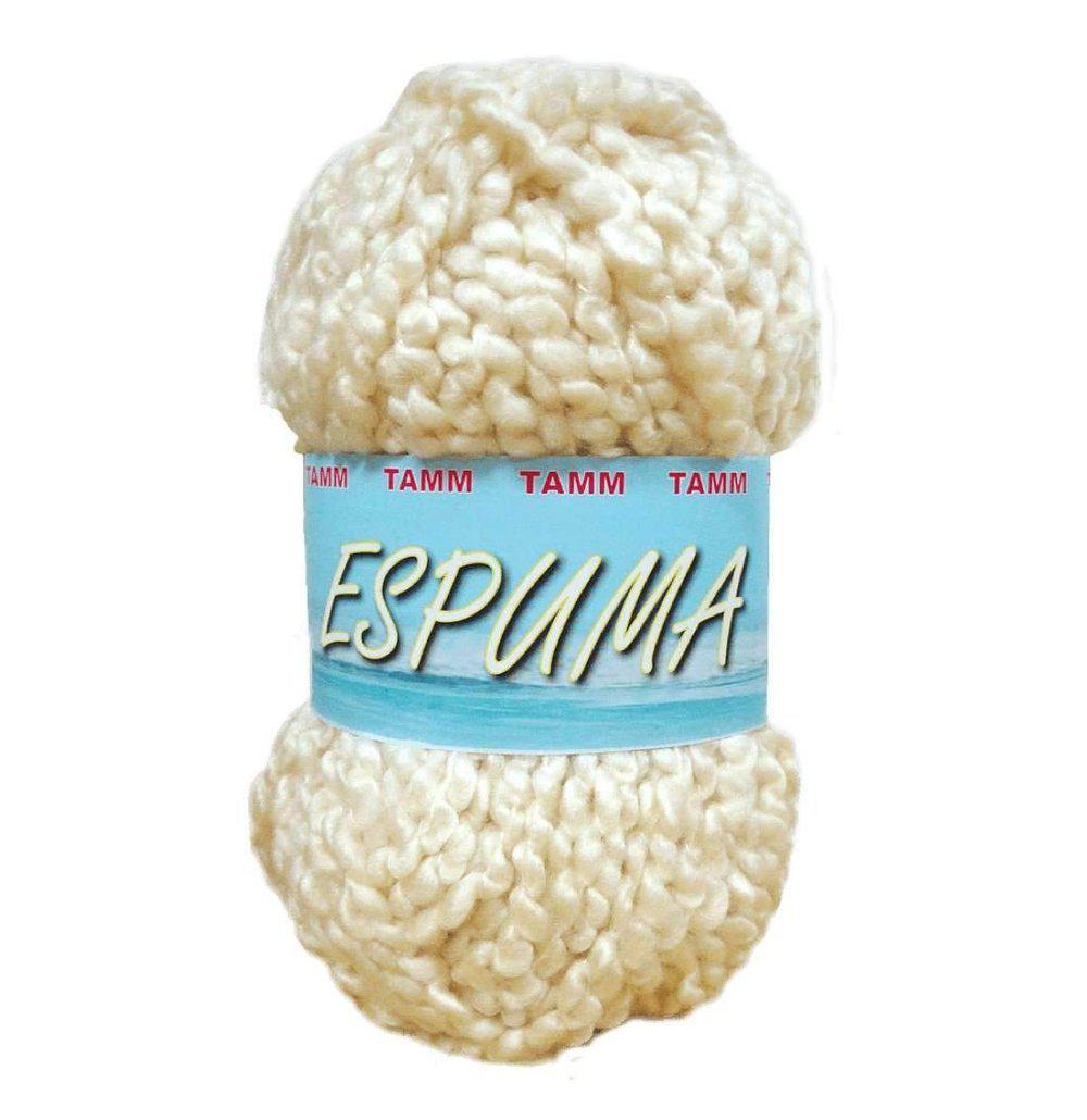 Estambre Espuma, Marca Tamm, Bolsa con 5 Madejas de 100g - Tejemania todo para el tejido y crochet
