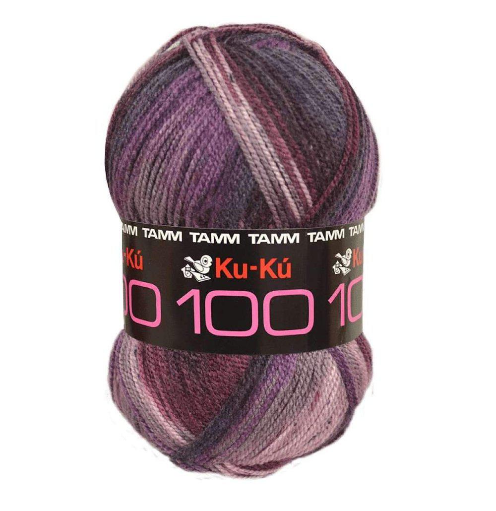 Estambre Kuku 100, Marca Tamm, Bolsa con 5 Madejas de 100g - Tejemania todo para el tejido y crochet