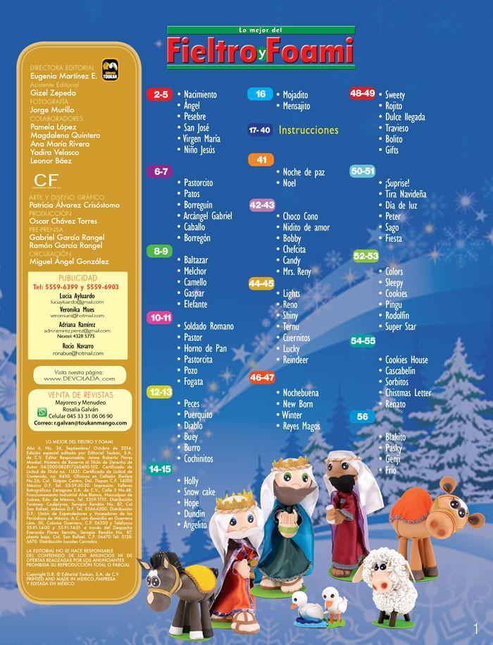 Fieltro y Foami Especial 36 - Navidad Mexicana - Formato Digital - ToukanMango