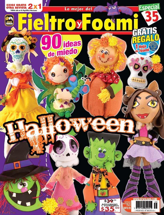 Revista Fieltro y Foami no. 35 - Halloween - Formato Digital - ToukanMango