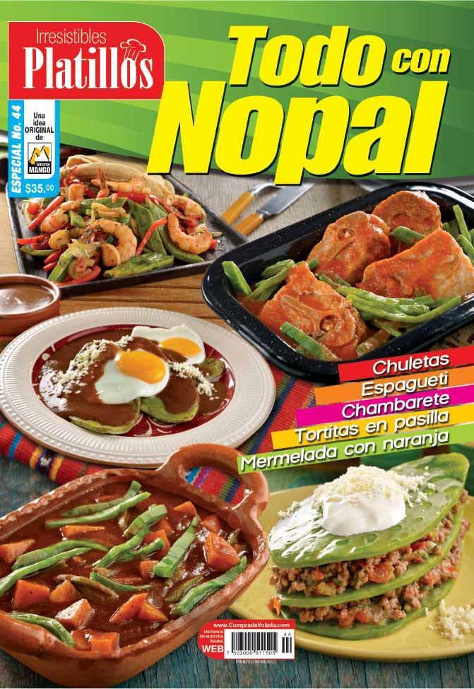 Irresistibles Platillos Especial 44 - Todo con Nopal - Formato Digital - ToukanMango