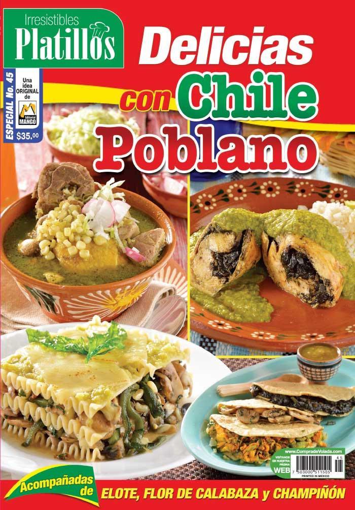 Irresistibles Platillos Especial 45 - Delicias con Chile Poblano - Formato Digital - ToukanMango