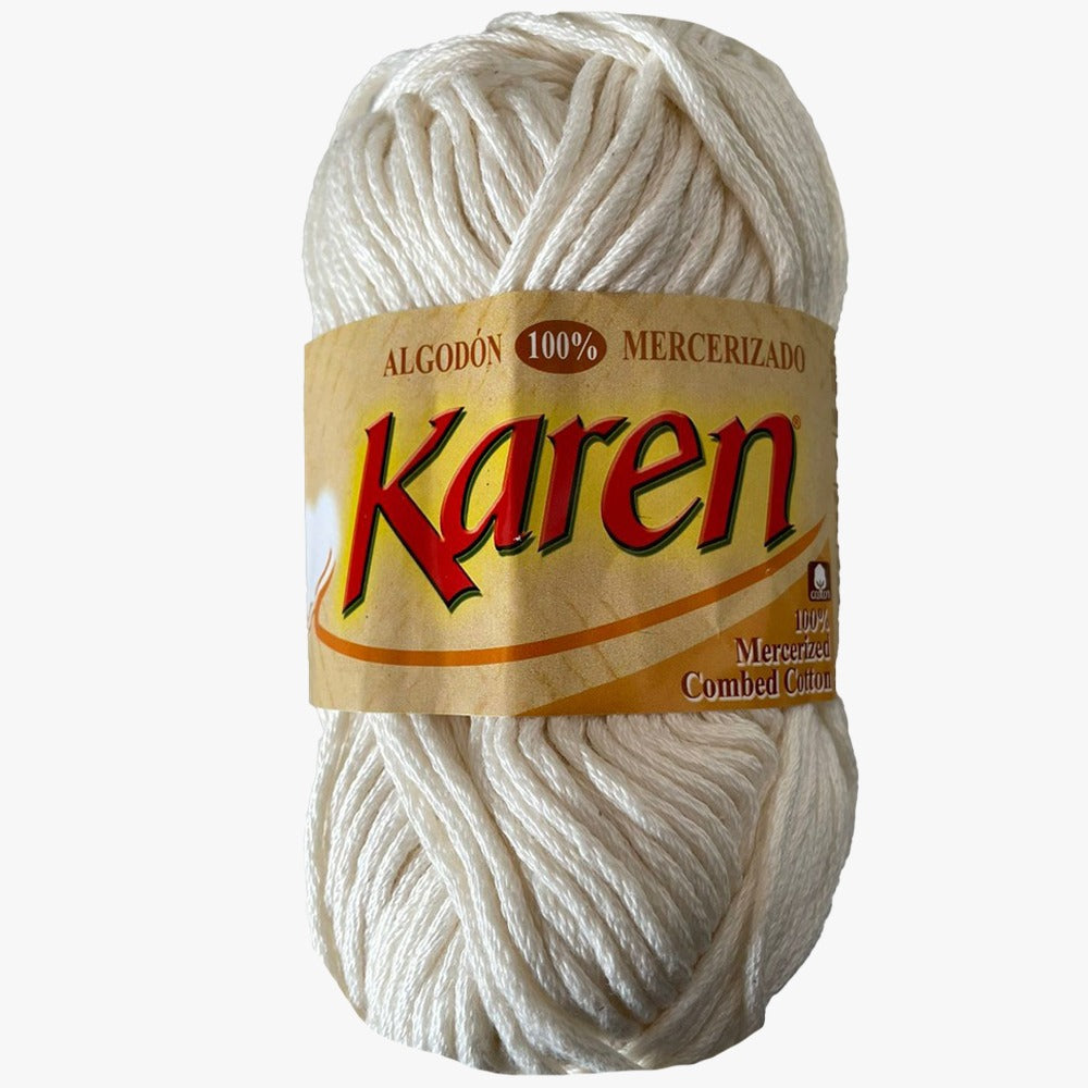 Omega, Karen, Cotton Yarn, 710, Negro (Black)