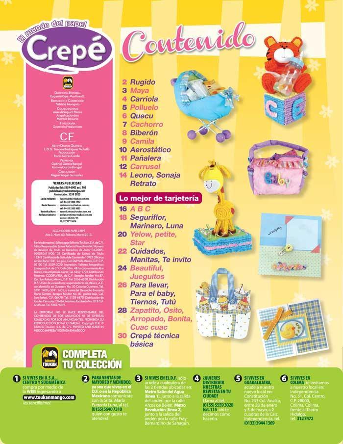El Mundo del Papel Crep̩ 60 - Baby Shower - Formato Digital - ToukanMango