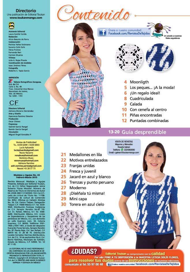 Madejas y Agujas Presenta 43 - Trenzas y accesorios - Formato Digital - ToukanMango