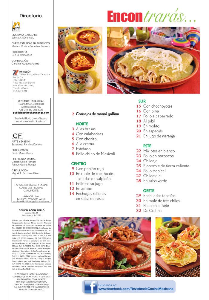 Delicias con Pollo Especial 15 - Todo M̩xico las recetas mÌÁs tradicionales - Formato Digital - ToukanMango