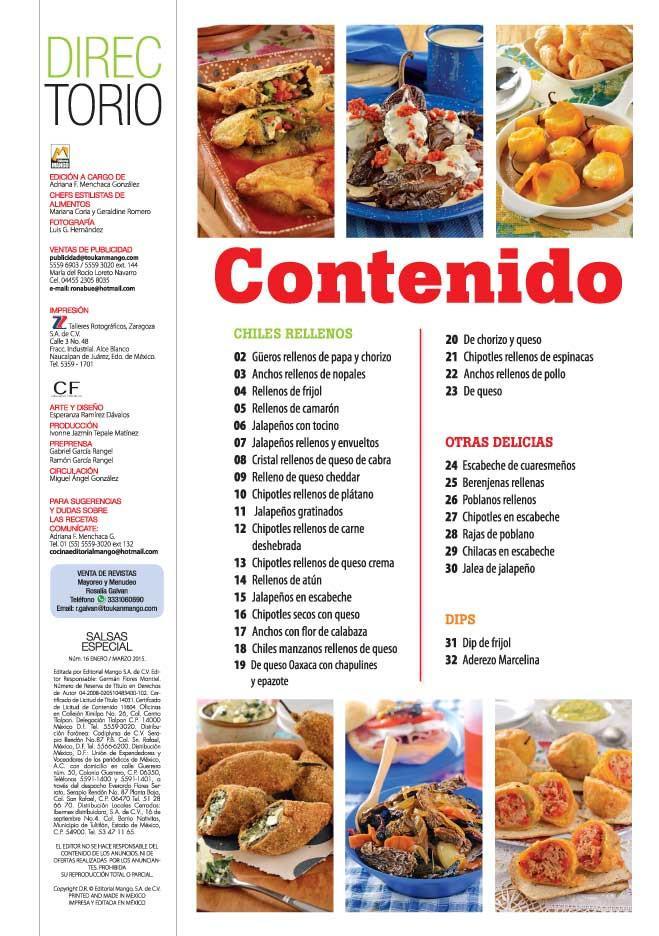 Irresistibles Salsas Especial 18 - Chiles rellenos, DIPS y otras delicias - Formato Digital - ToukanMango