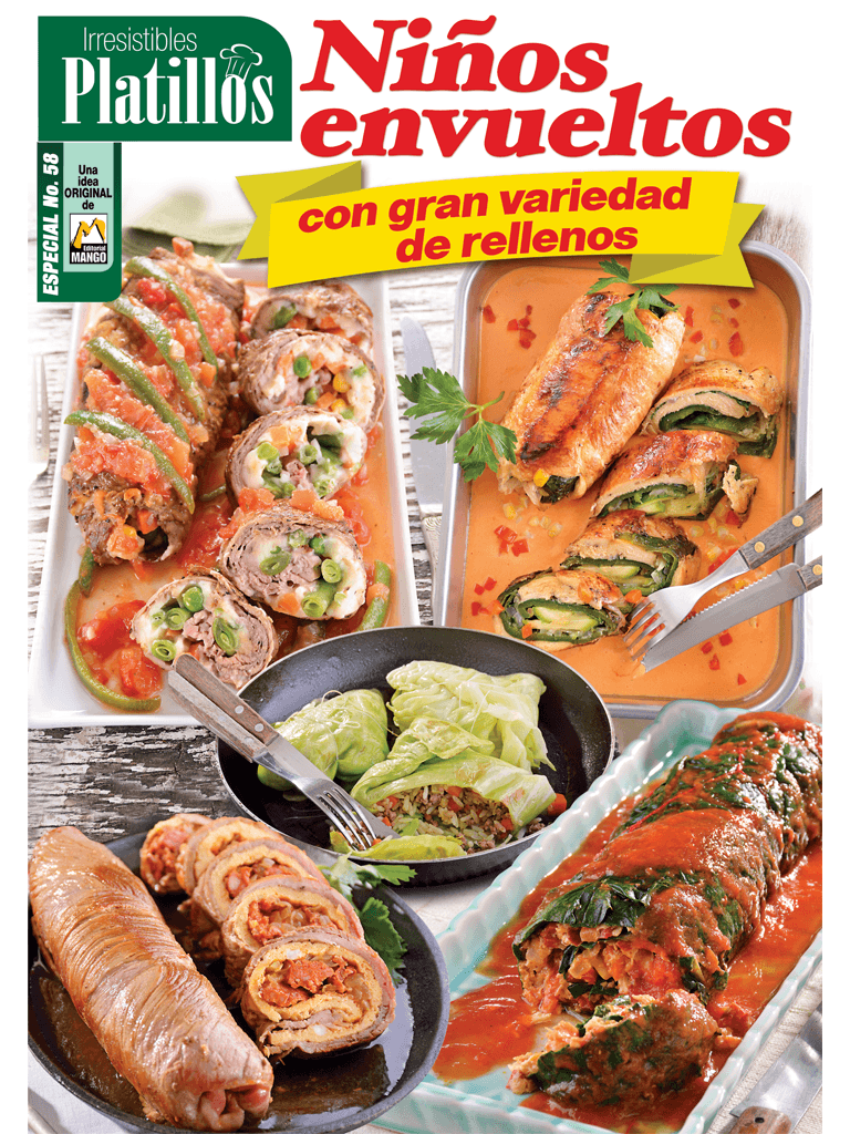 Irresistibles Platillos Especial 58 - Ni̱os envueltos gran variedad - Formato Digital - ToukanMango