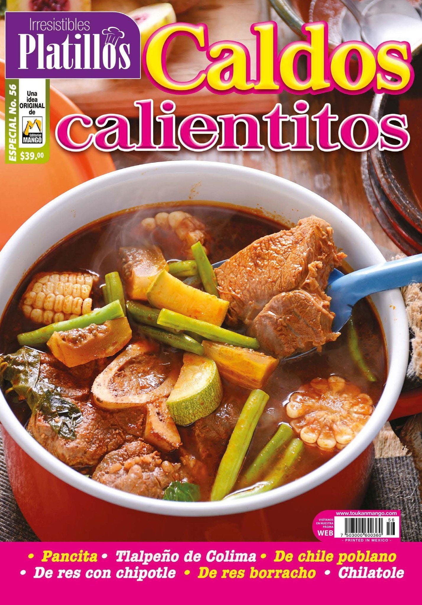 Irresistibles Platillos Especial 56 - Caldos calientitos - Formato Digital - ToukanMango