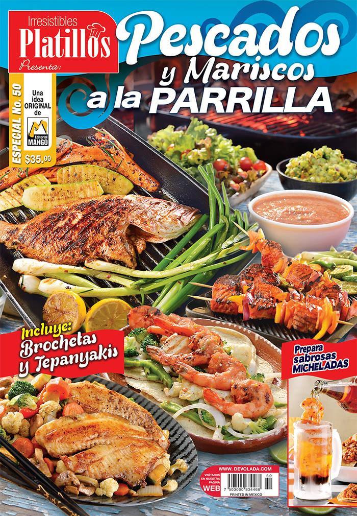 Irresistibles Platillos Especial 50 - Pescados y mariscos a la parrilla - Formato Digital - ToukanMango