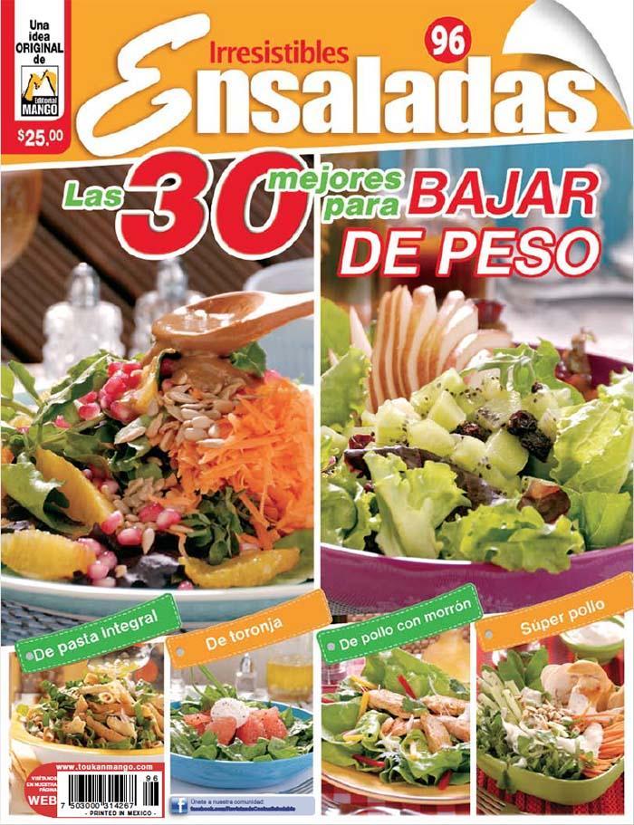 Irresistibles Ensaladas 96 - Las 30 mejores para bajar de peso - Formato Digital - ToukanMango
