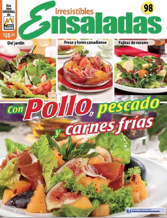 Irresistibles Ensaladas 98 - Con pollo, pescado y carnes frÌ_as - Formato Digital - ToukanMango