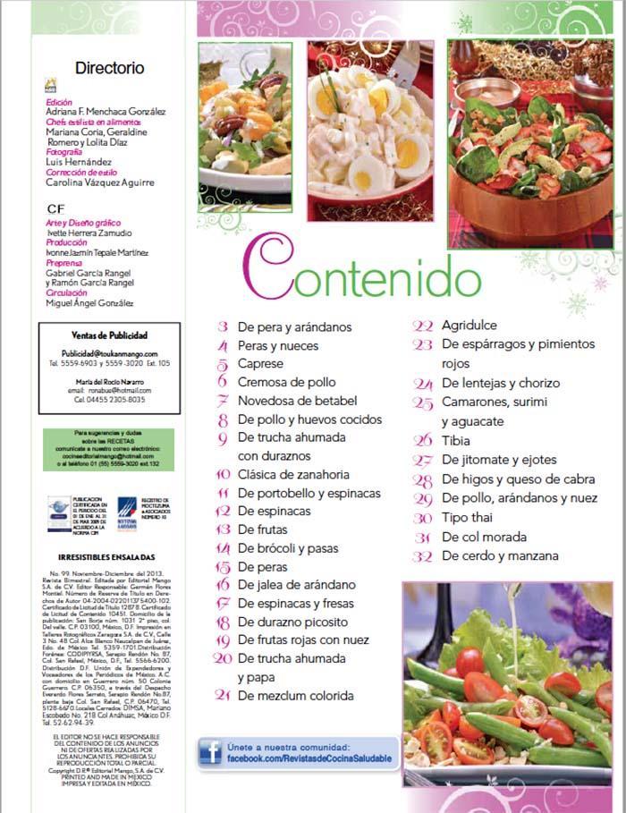Irresistibles Ensaladas 99 - Ideales para Navidad - Formato Digital - ToukanMango