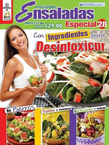 Irresistibles Ensaladas Especial 28 - Con ingredientes para desintoxicar - Formato Digital - ToukanMango