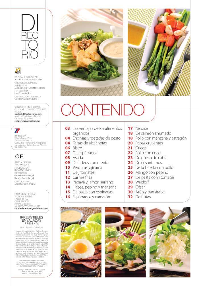 Irresistibles Ensaladas Presenta 1 - Nuevas tendencias en ensaladas - Formato Digital - ToukanMango
