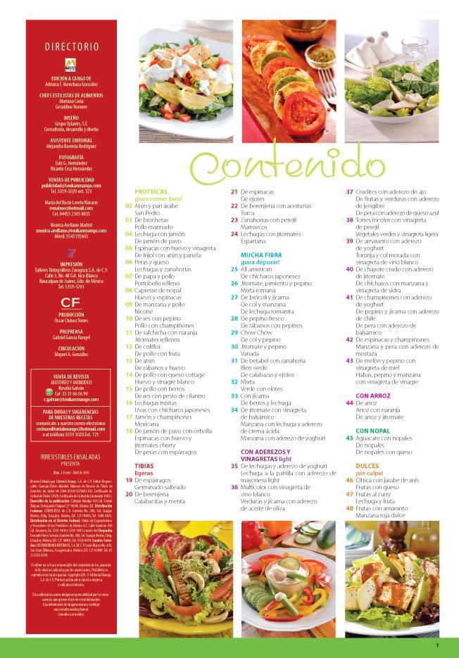 Irresistibles Ensaladas Presenta 3 - Para perder peso y mantenerte saludable - Formato Digital - ToukanMango