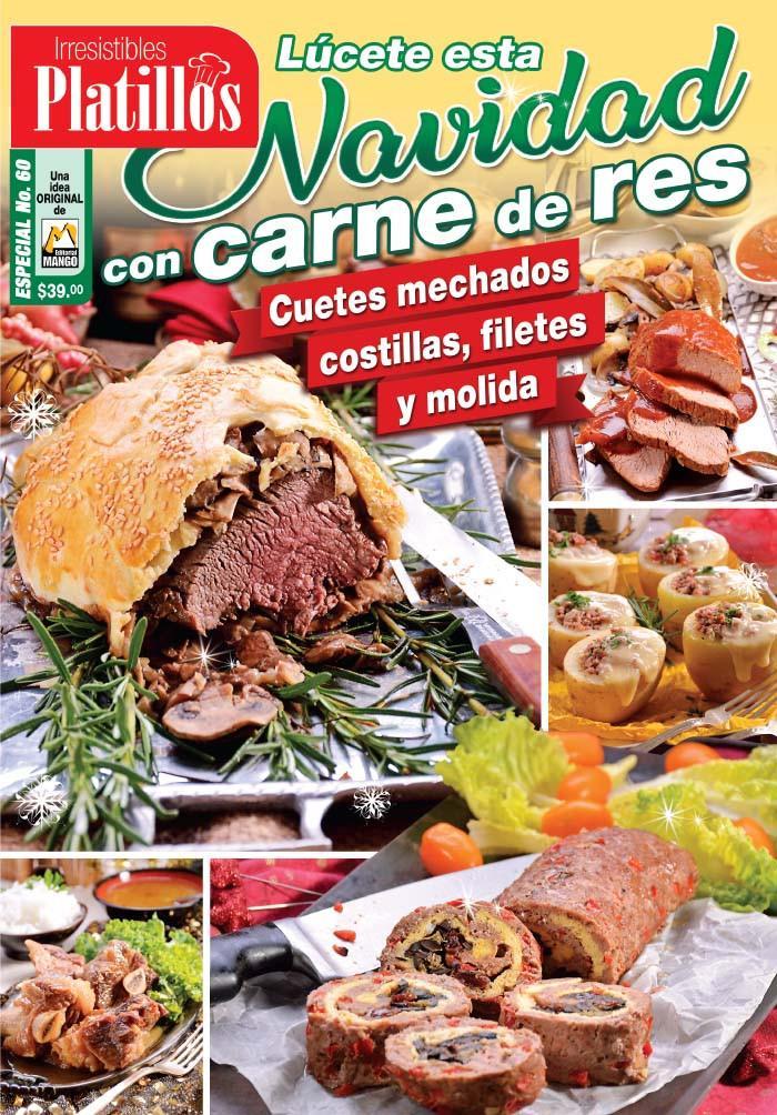Irresistibles Platillos Especial 60 - Navidad con carne de res - Formato Digital - ToukanMango