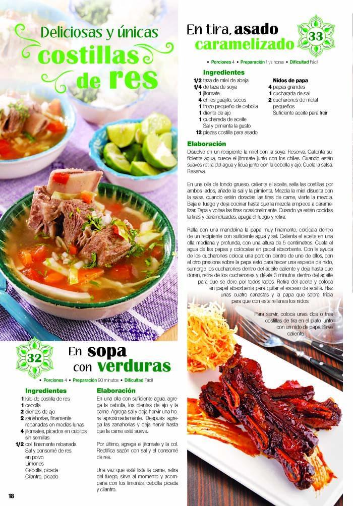 Irresistibles Platillos Especial 65 - 60 maneras de preparar costillas y chuletas - Formato digital - ToukanMango