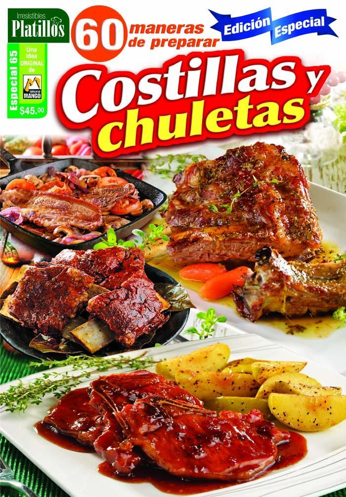 Irresistibles Platillos Especial 65 - 60 maneras de preparar costillas y chuletas - Formato digital - ToukanMango