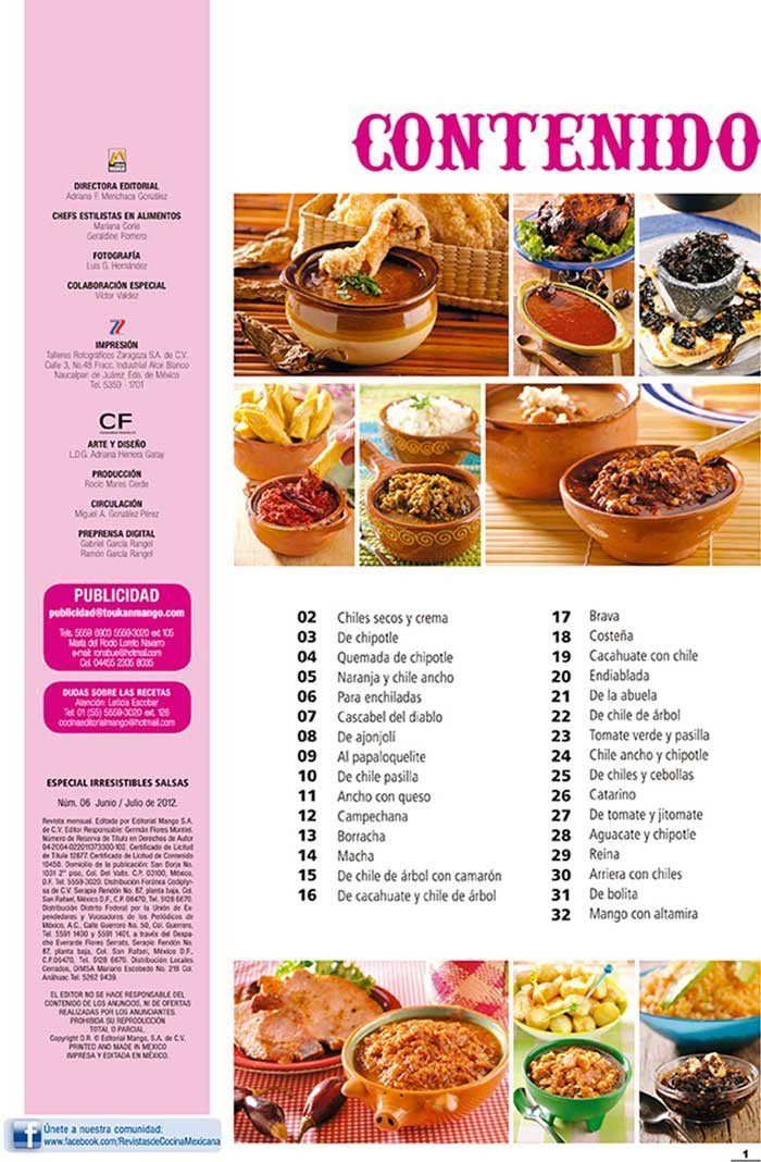 Revista Irresistibles Salsas Especial no. 6 - Con Chiles Secos - Formato Impreso - ToukanMango