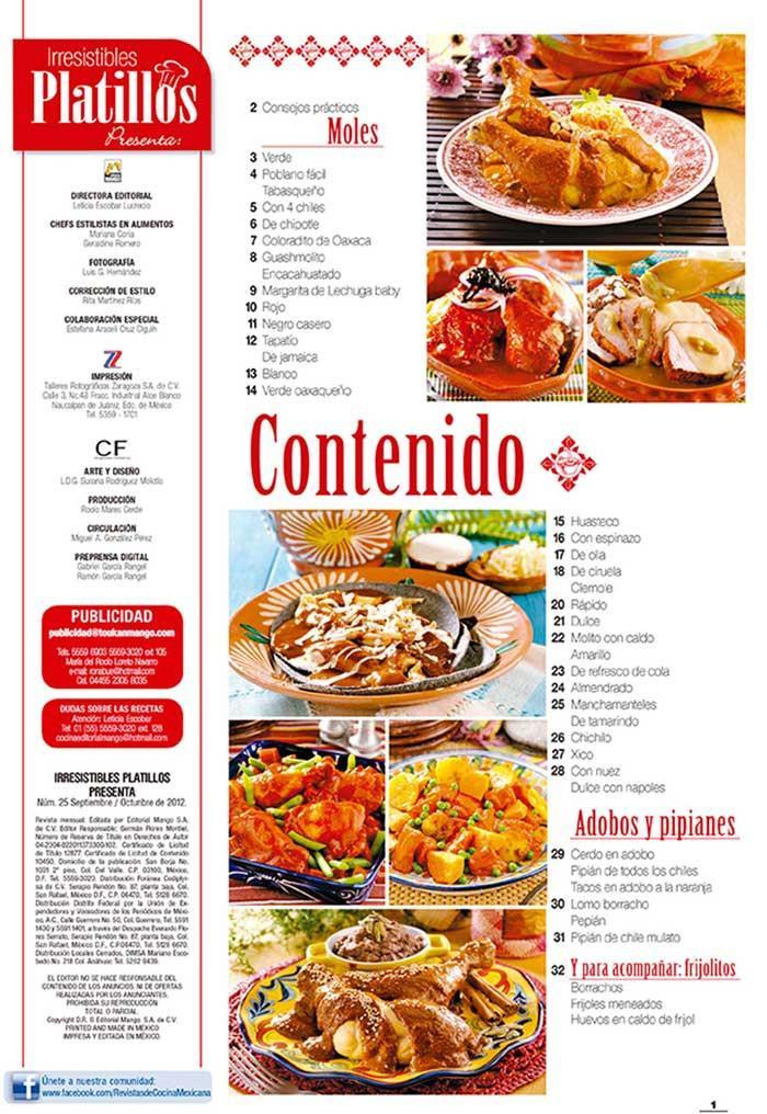 Irresistibles Platillos Especial 25 - La Feria de los Moles - Formato Digital - ToukanMango
