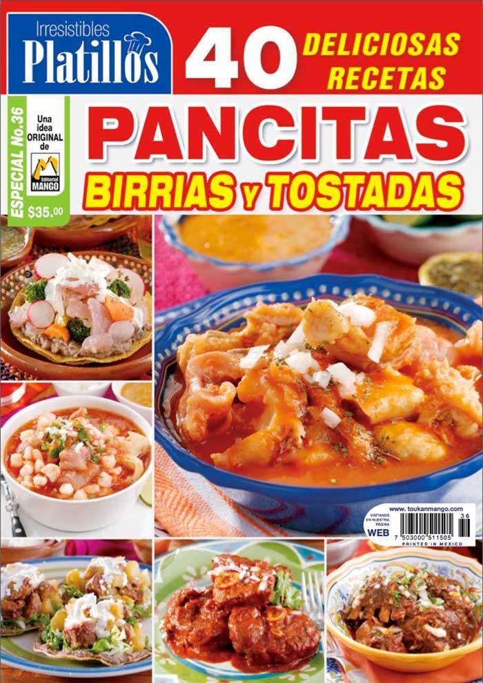 Irresistibles Platillos Especial 36 - Pancitas, birrias y barbacoas - Formato Digital - ToukanMango