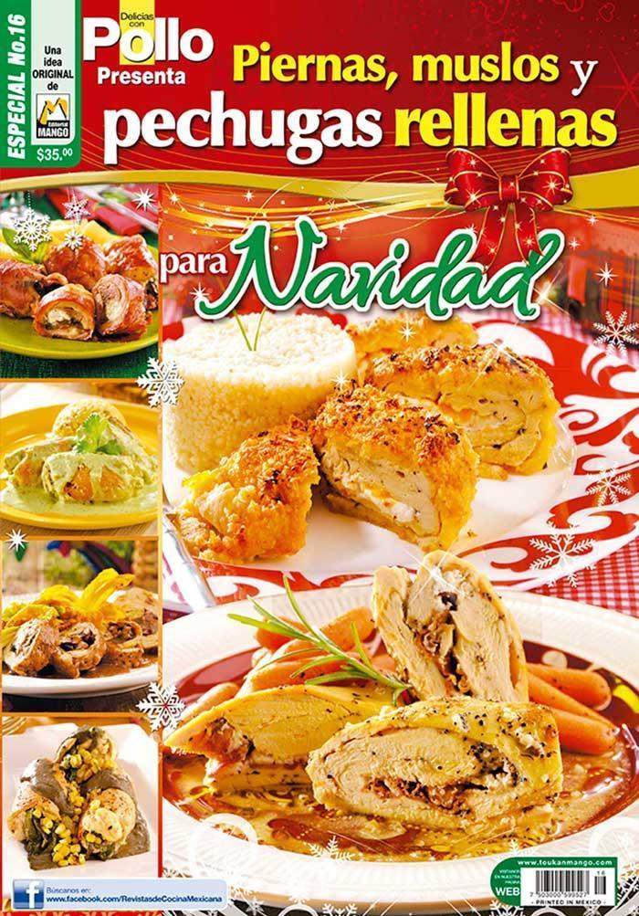 Delicias con Pollo Especial 16 - Piernas, Muslos y Pechugas rellenas para Navidad - Formato Digital - ToukanMango