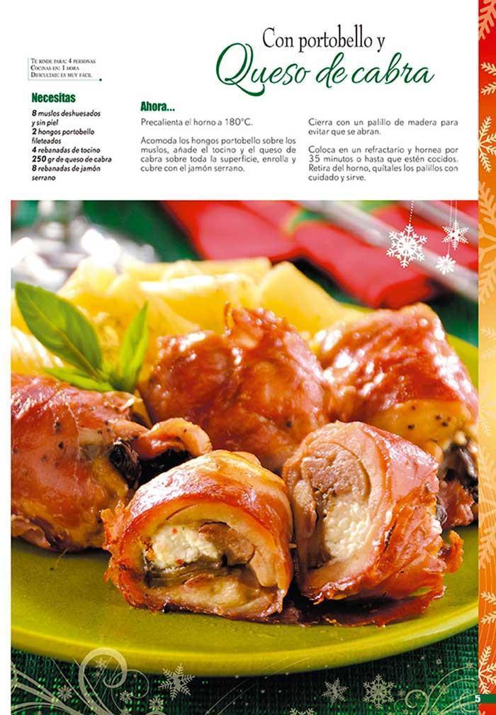 Delicias con Pollo Especial 16 - Piernas, Muslos y Pechugas rellenas para Navidad - Formato Digital - ToukanMango