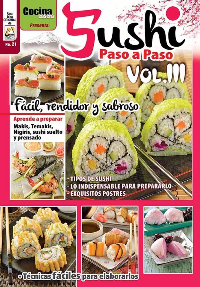Cocina Casera Presenta 21 - Sushi paso a paso - Formato Digital - ToukanMango