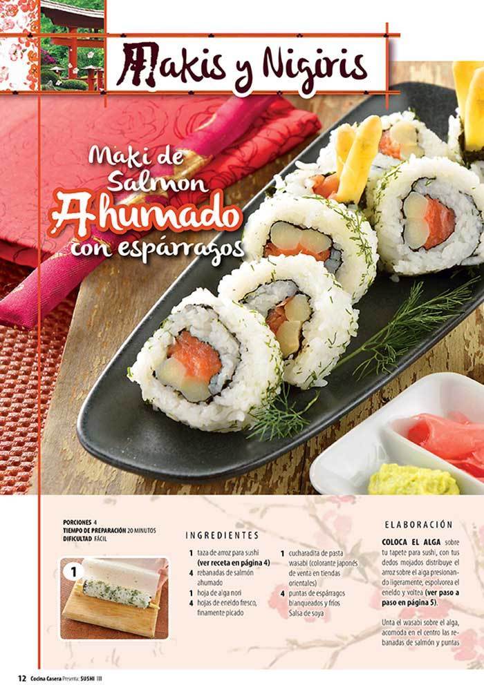 Cocina Casera Presenta 21 - Sushi paso a paso - Formato Digital - ToukanMango