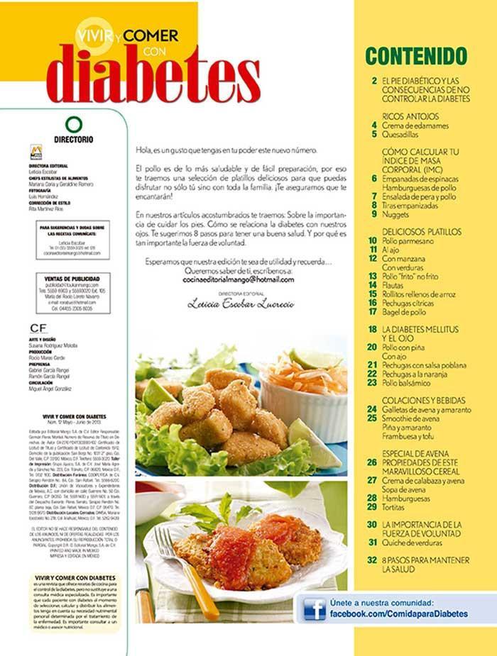 Vivir y Comer con Diabetes 12 - Lo mÌÁs rico y saludable en Pollo - Formato Digital - ToukanMango