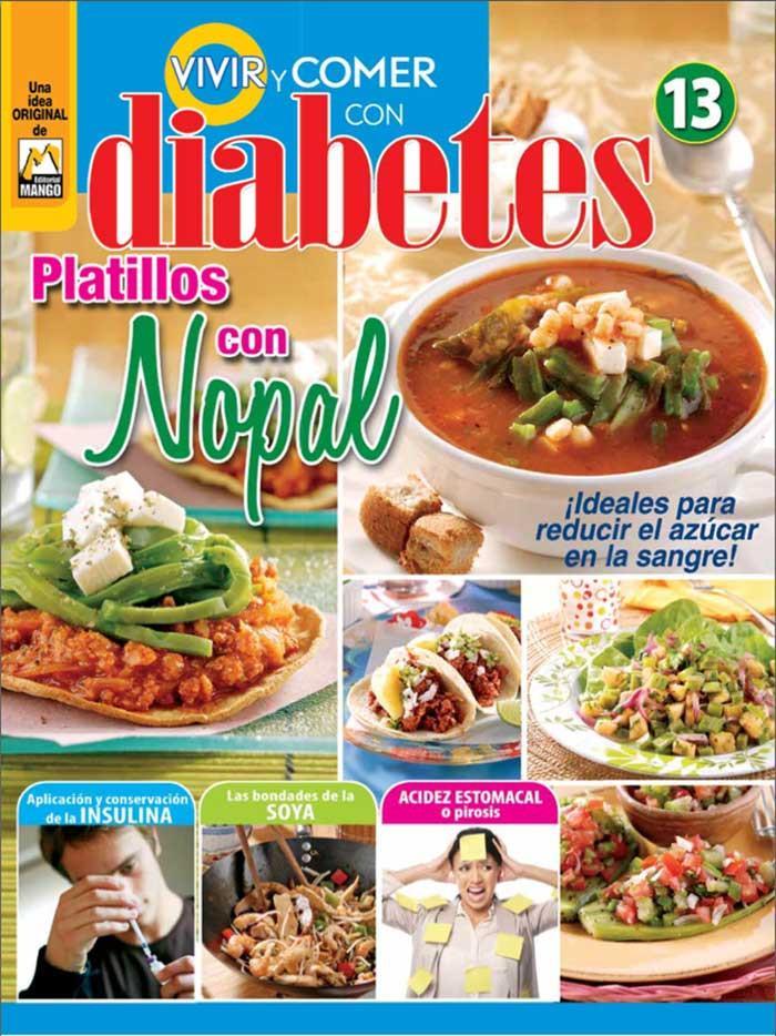 Vivir y Comer con Diabetes 13 - Platillos con Nopal - Formato Digital - ToukanMango