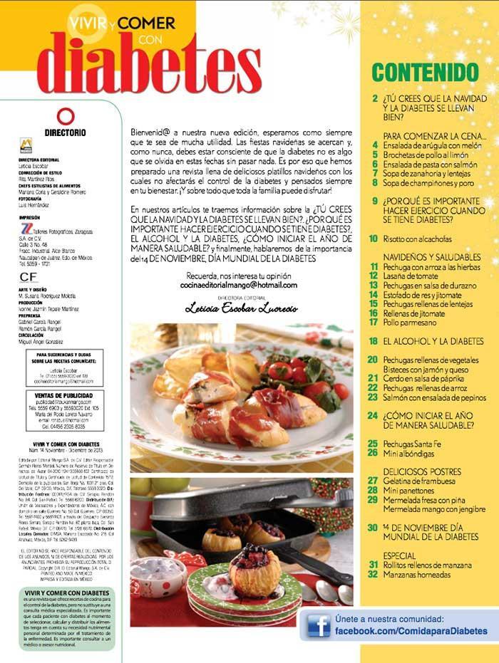 Vivir y Comer con Diabetes 14 - Platillos Navide̱os - Formato Digital - ToukanMango