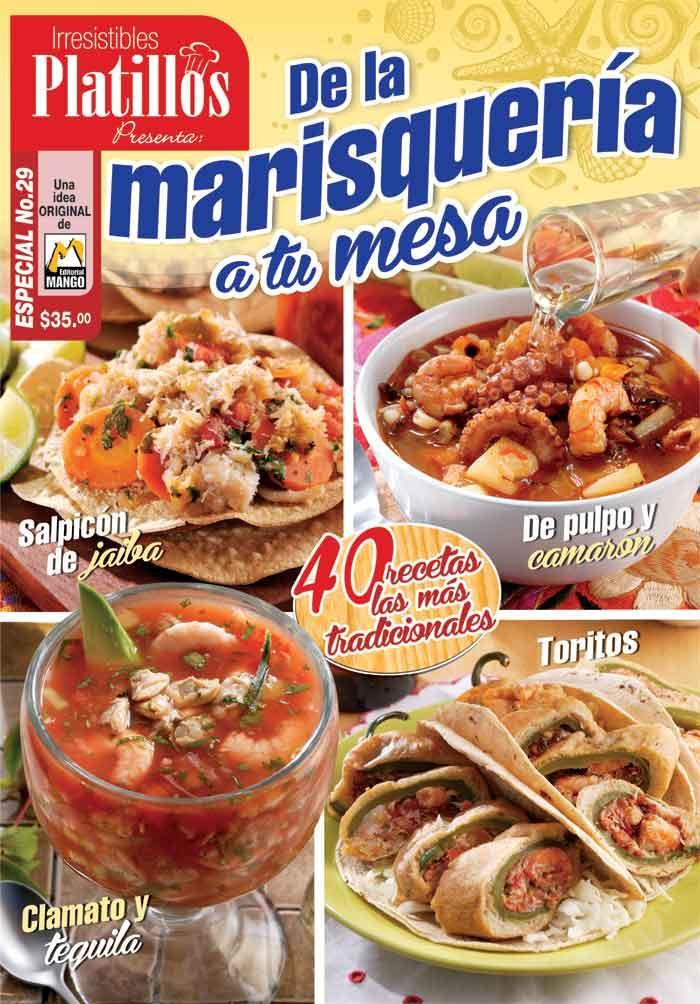Irresistibles Platillos Especial 29 - De la Marisqueria a tu mesa - Formato Digital - ToukanMango