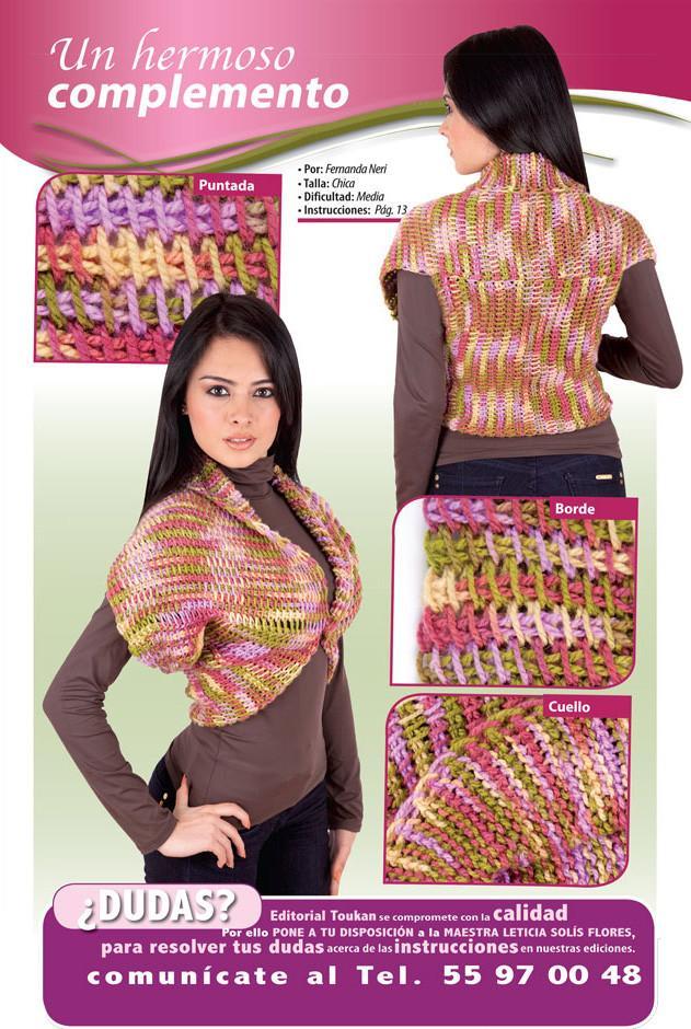 Madejas y Agujas Presenta 35 - Gancho punto Tunecino - Formato Digital - ToukanMango