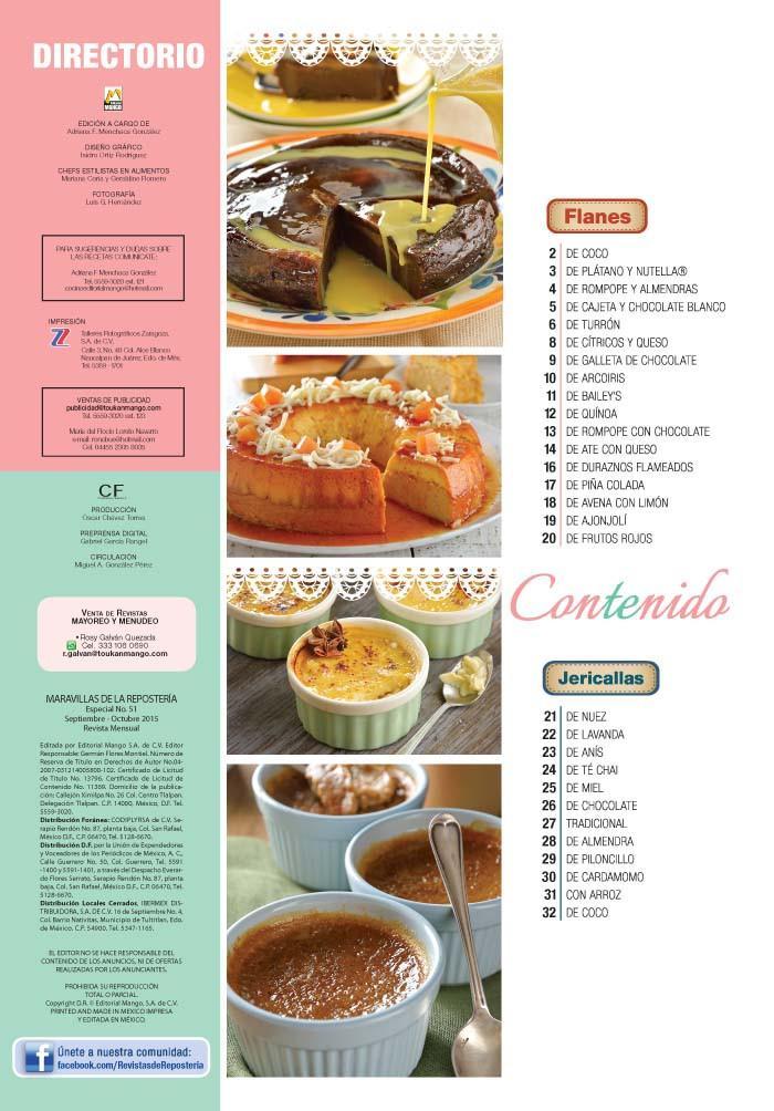Maravillas de la ReposterÌ_a Especial 51 - Flanes y jericallas - Formato Digital - ToukanMango