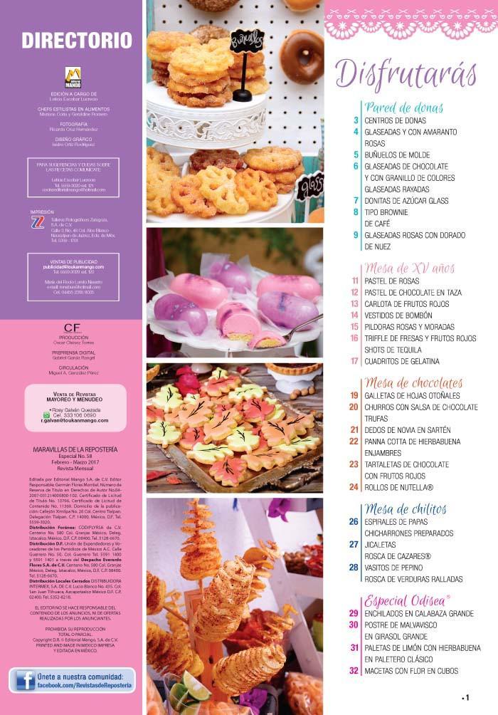 Maravillas de la ReposterÌ_a Especial 58 - Mesa de postres - Formato Digital - ToukanMango