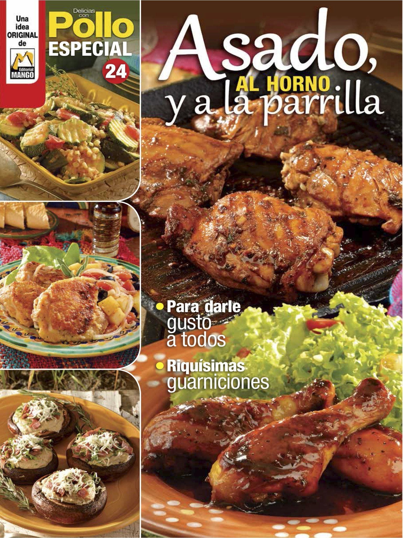 Delicias con Pollo Especial 24 - Asado al horno y a la parrilla - Formato Digital - ToukanMango