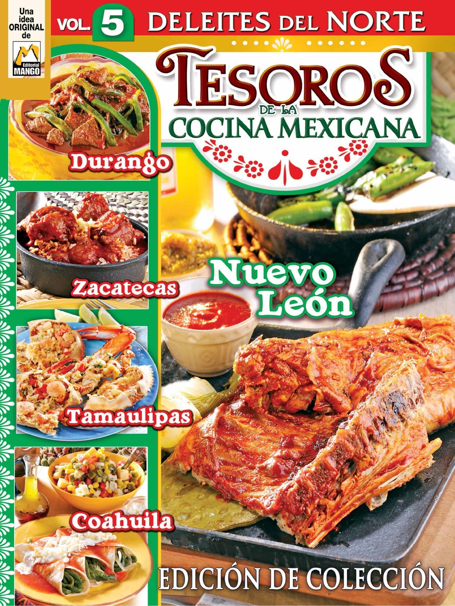 Tesoros de la Cocina Mexicana 5 - Deleites del Norte - Formato Digital - ToukanMango
