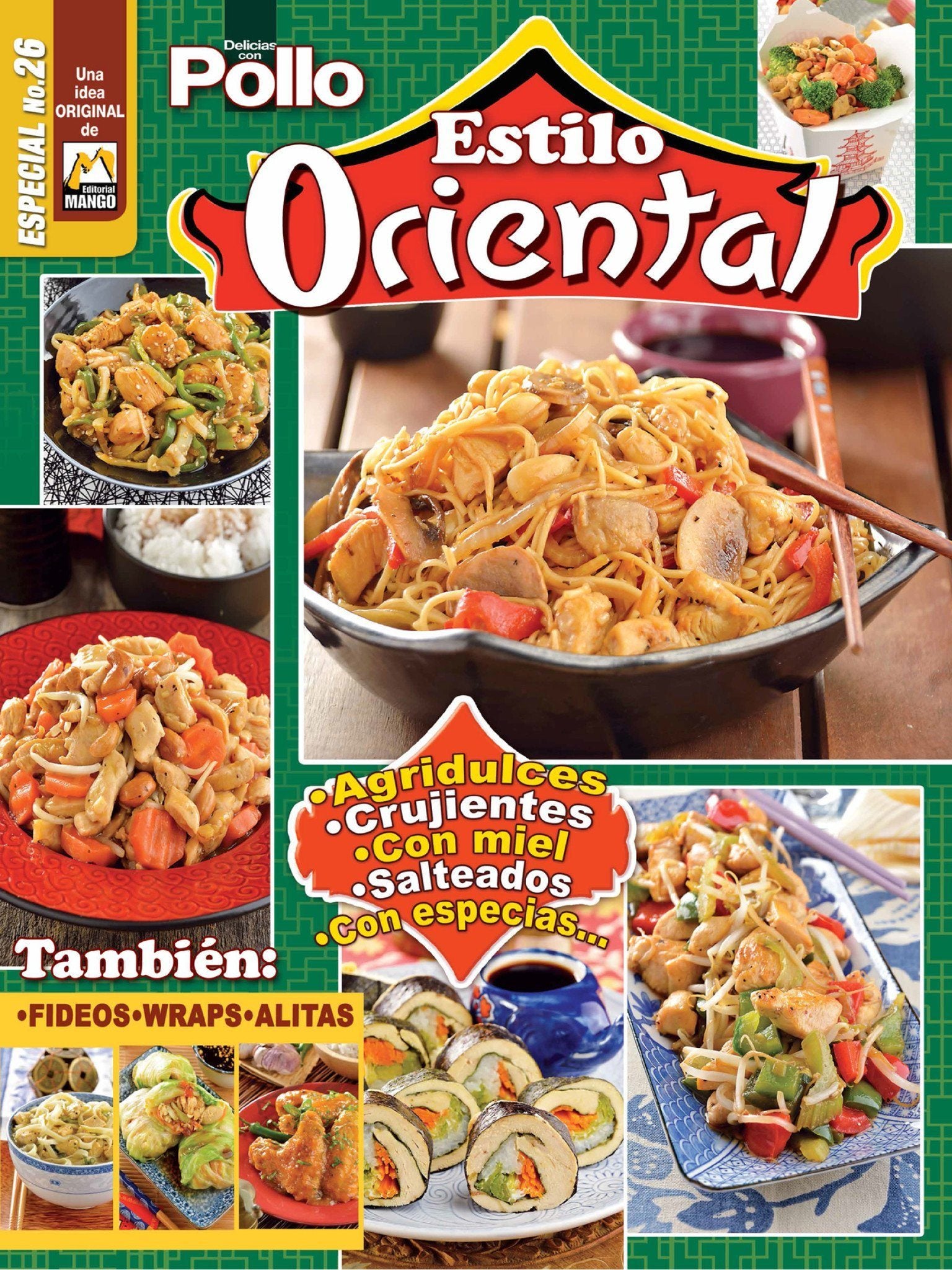 Delicias con Pollo Especial 26 - Estilo Oriental - Formato Digital - ToukanMango