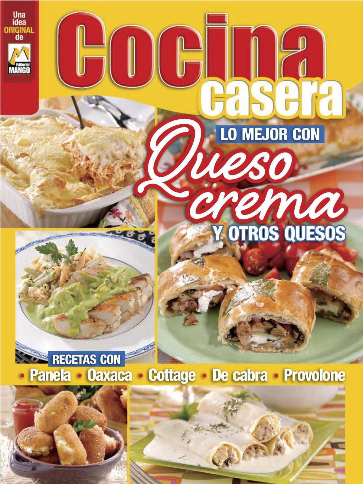 Cocina Casera 91 - Lo mejor con queso crema y otros quesos - Formato Digital - ToukanMango