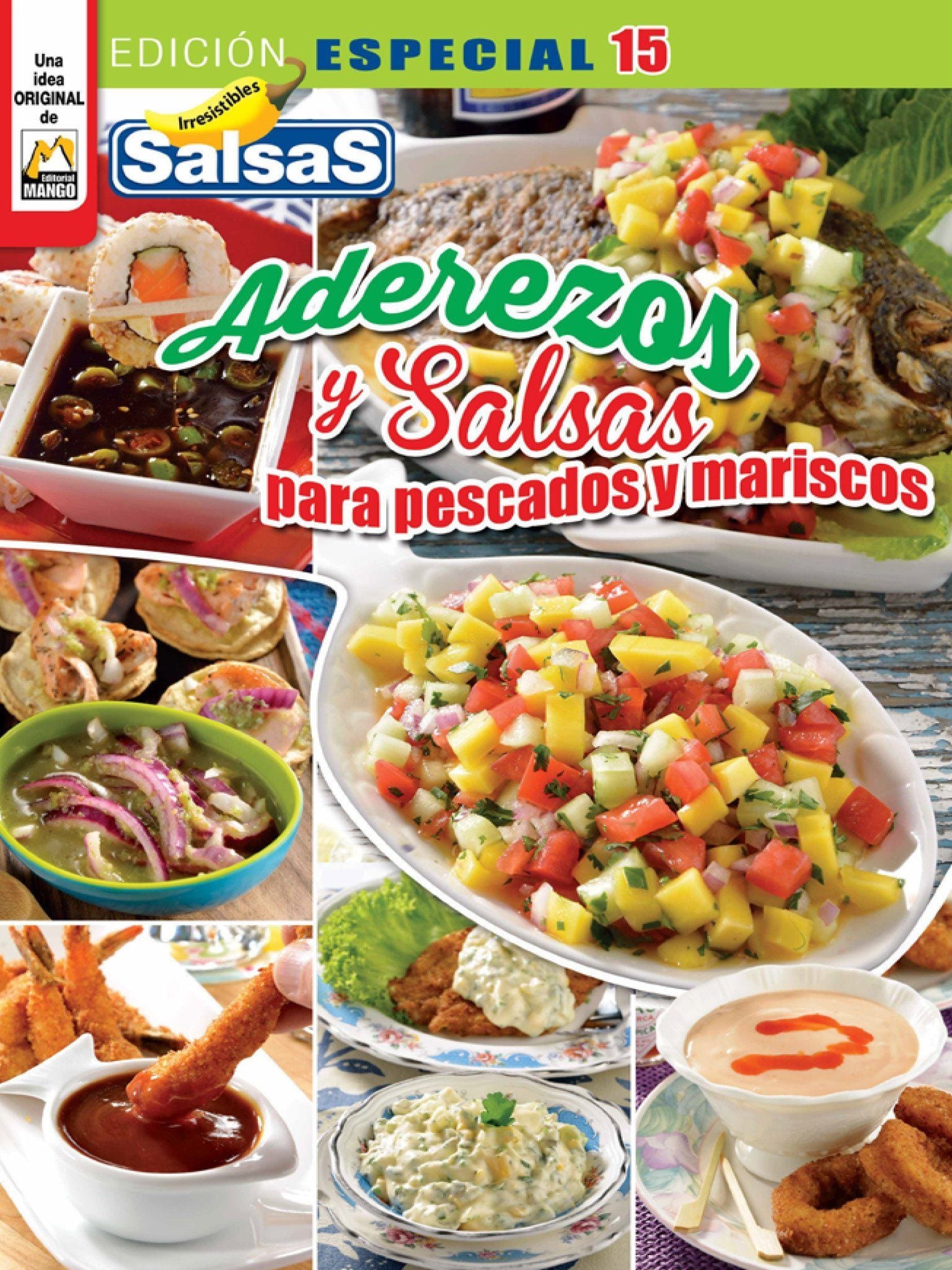 Irresistibles Salsas Especial 15 - Aderezos y salsas para pescados y mariscos - Formato Digital - ToukanMango