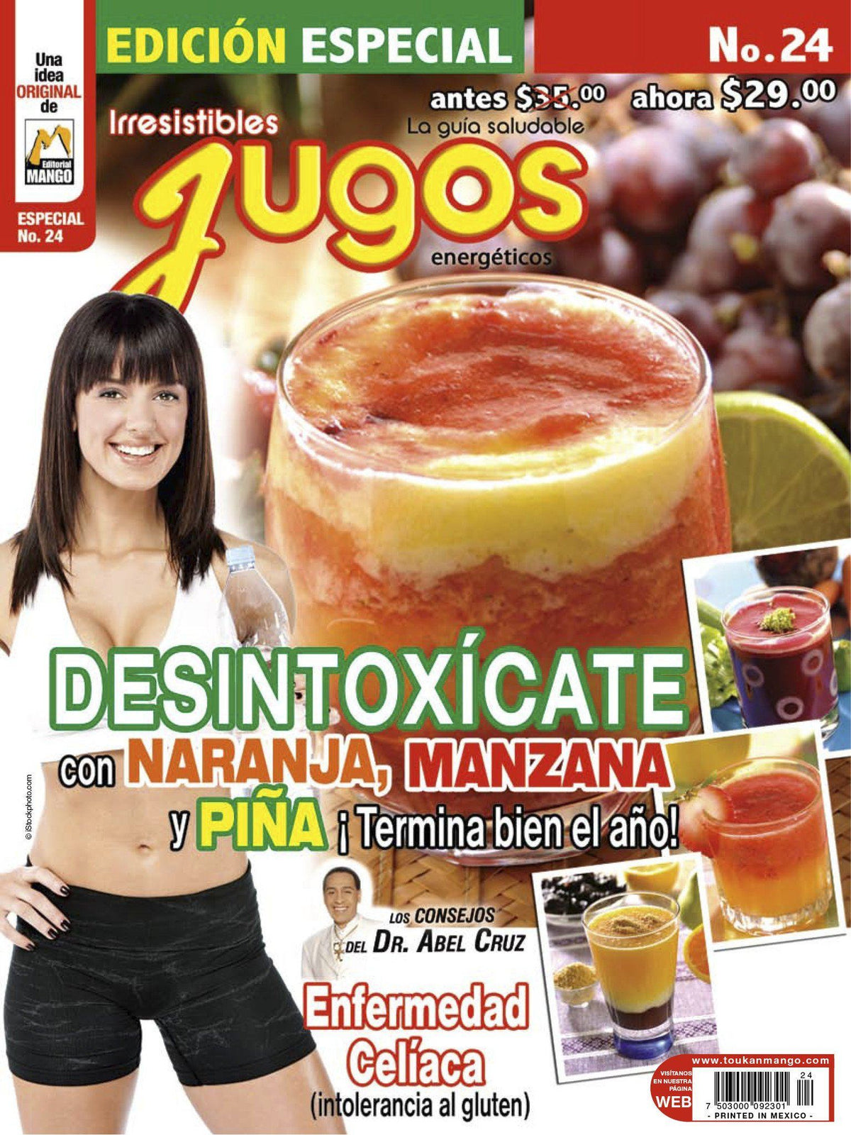 Irresistibles Jugos Especial 24 - DesintoxÌ_cate con naranja, manzana y pi̱a - Formato Digital - ToukanMango