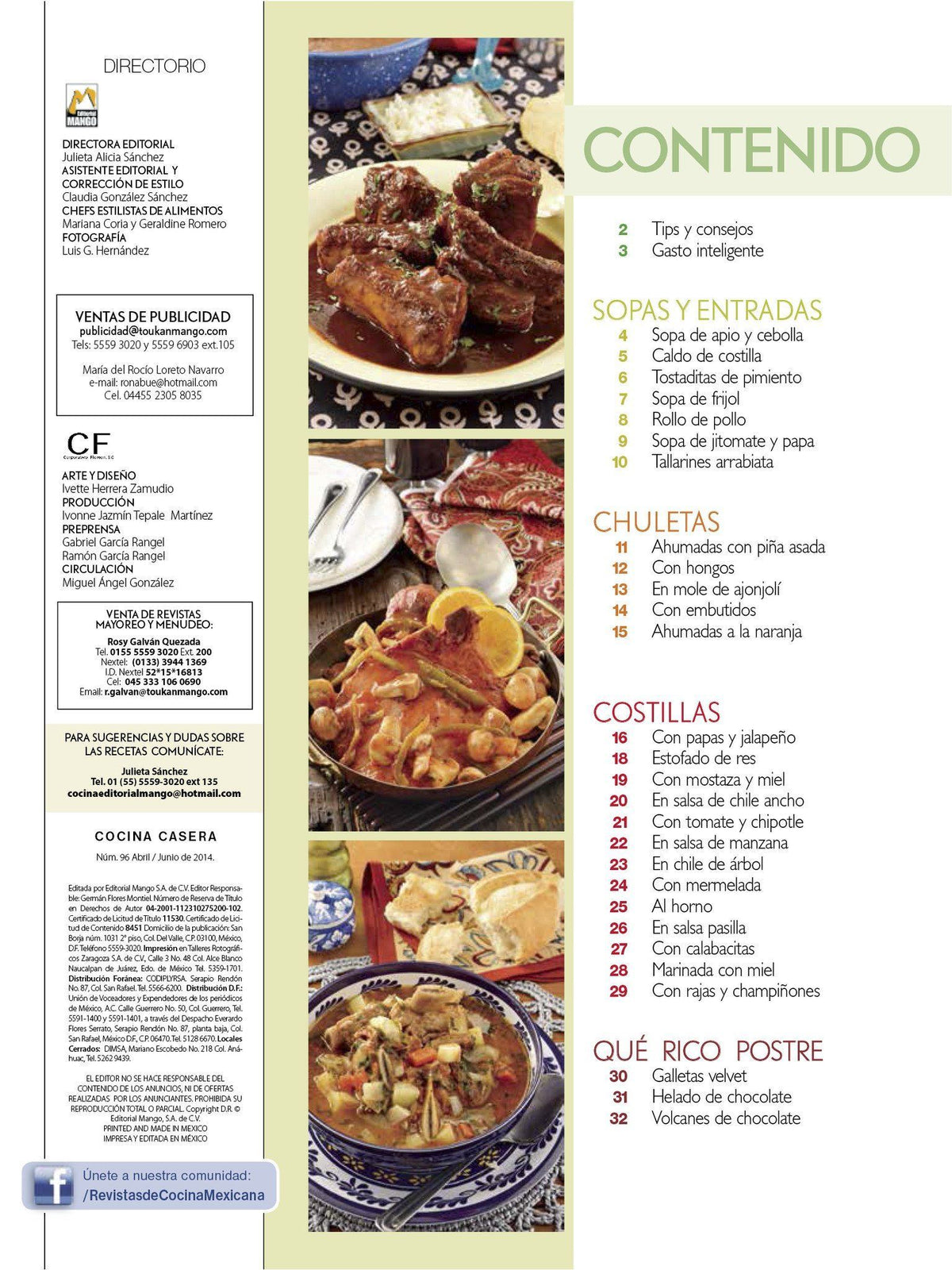 Cocina Casera 96 - Chuletas y costillas paso a paso - Formato Digital - ToukanMango