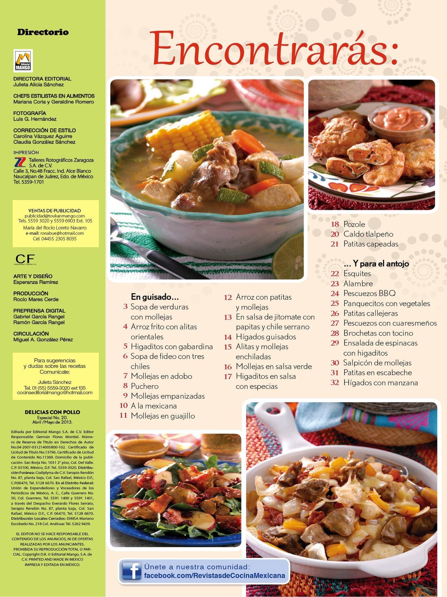 Delicias con Pollo Especial 20 - Patitas, alitas y mollejas - Formato Digital - ToukanMango