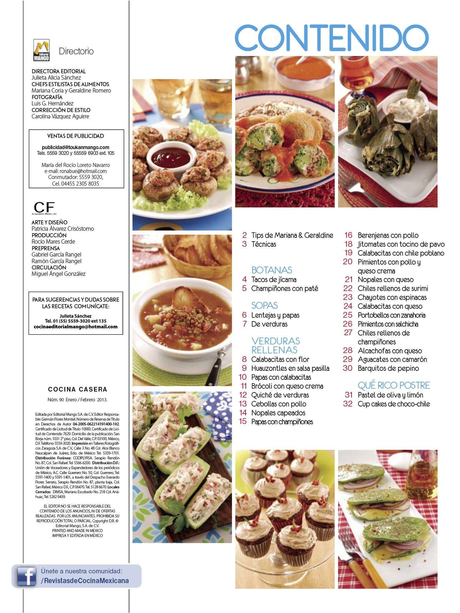 Cocina Casera 90 - Verduras rellenas, come sano y sabroso - Formato Digital - ToukanMango