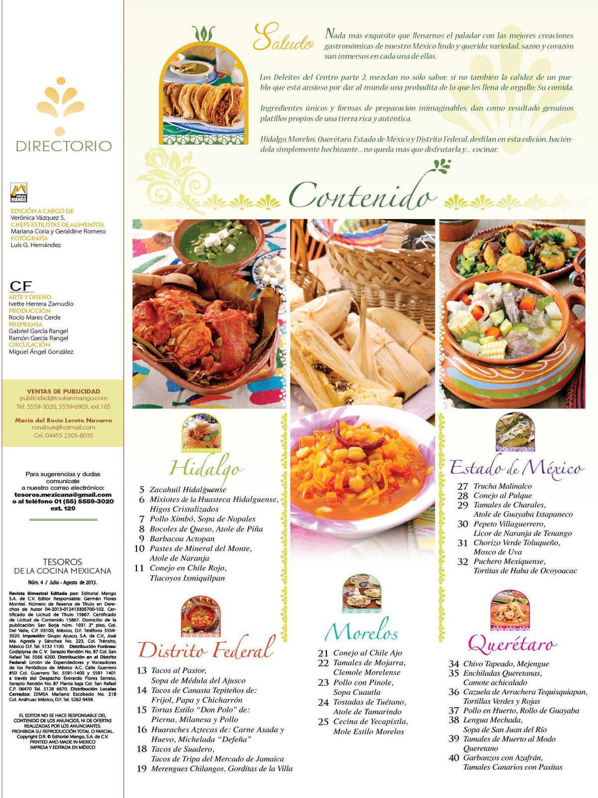 Tesoros de la Cocina Mexicana 4 - Deleites del centro Parte 2 - Formato Digital - ToukanMango