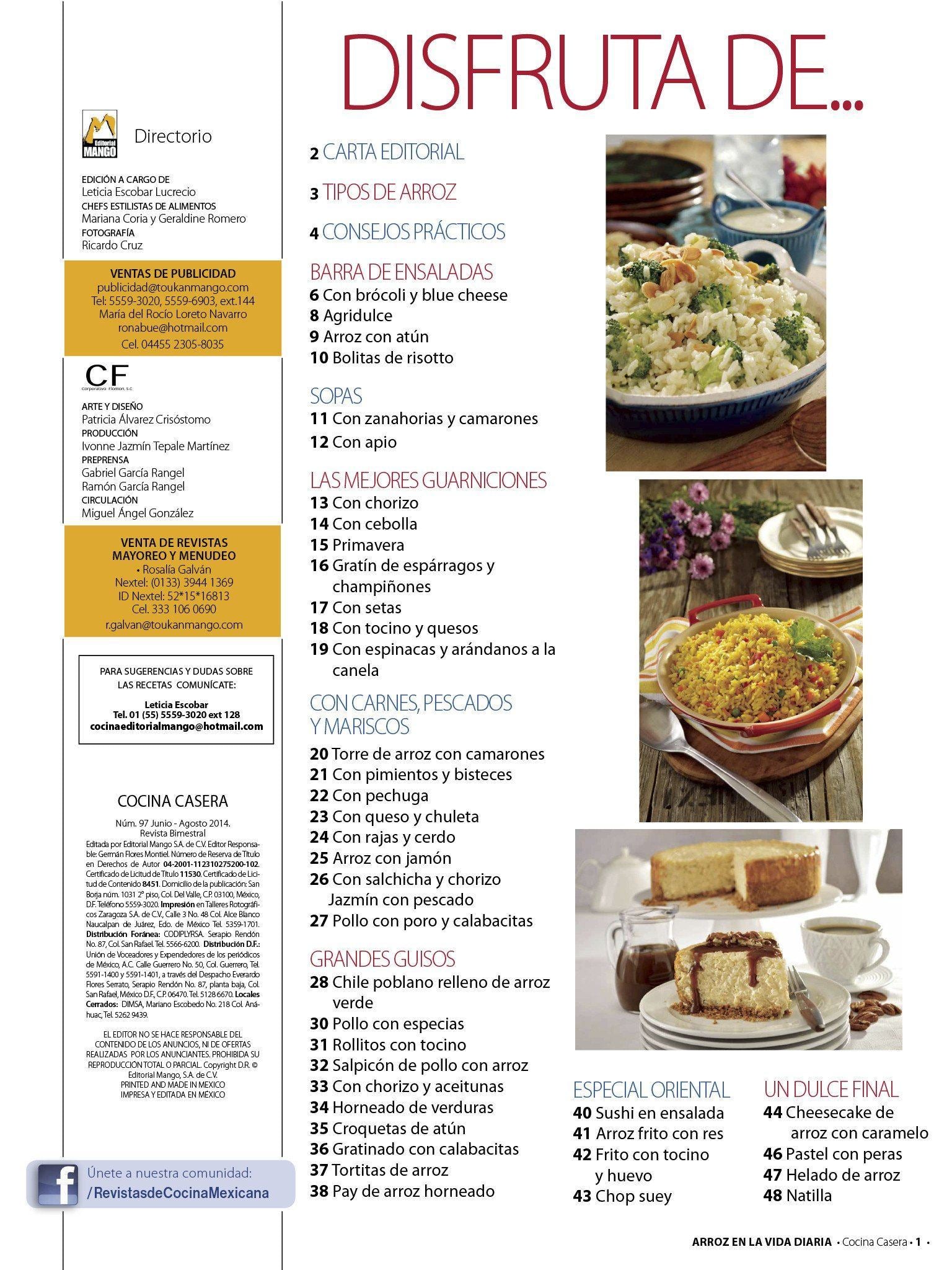 Cocina Casera 97 - Arroz en la vida diaria - Formato Digital - ToukanMango