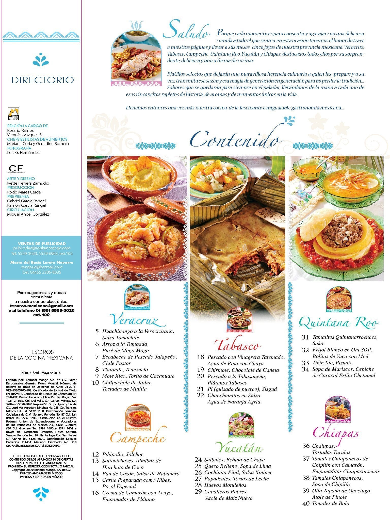 Tesoros de la Cocina Mexicana 2 - Deleites del golfo y sureste - Formato Digital - ToukanMango